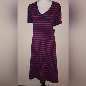 IZOD Striped Maxi Dress SZXL